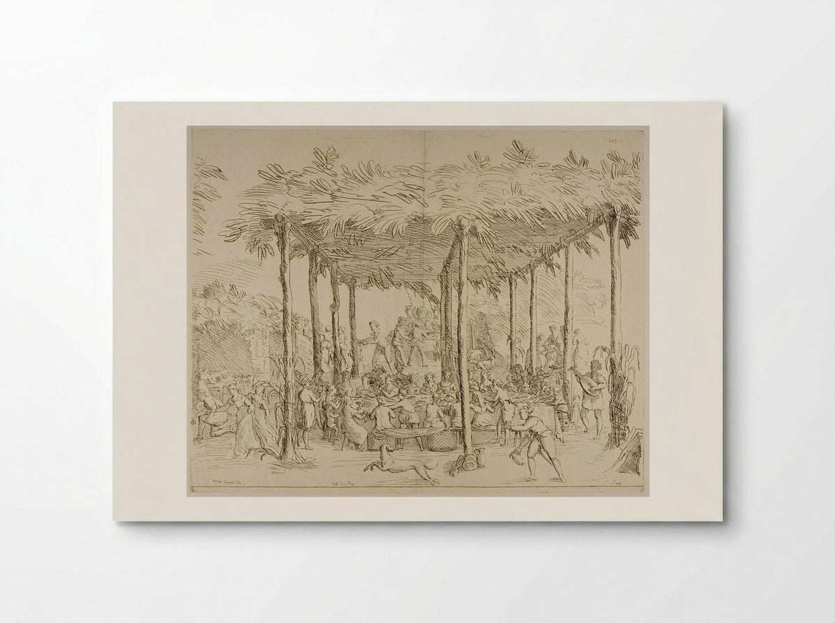 Village Marriage - Anne Claude Philippe de Thubières, comte de Caylus - Poster