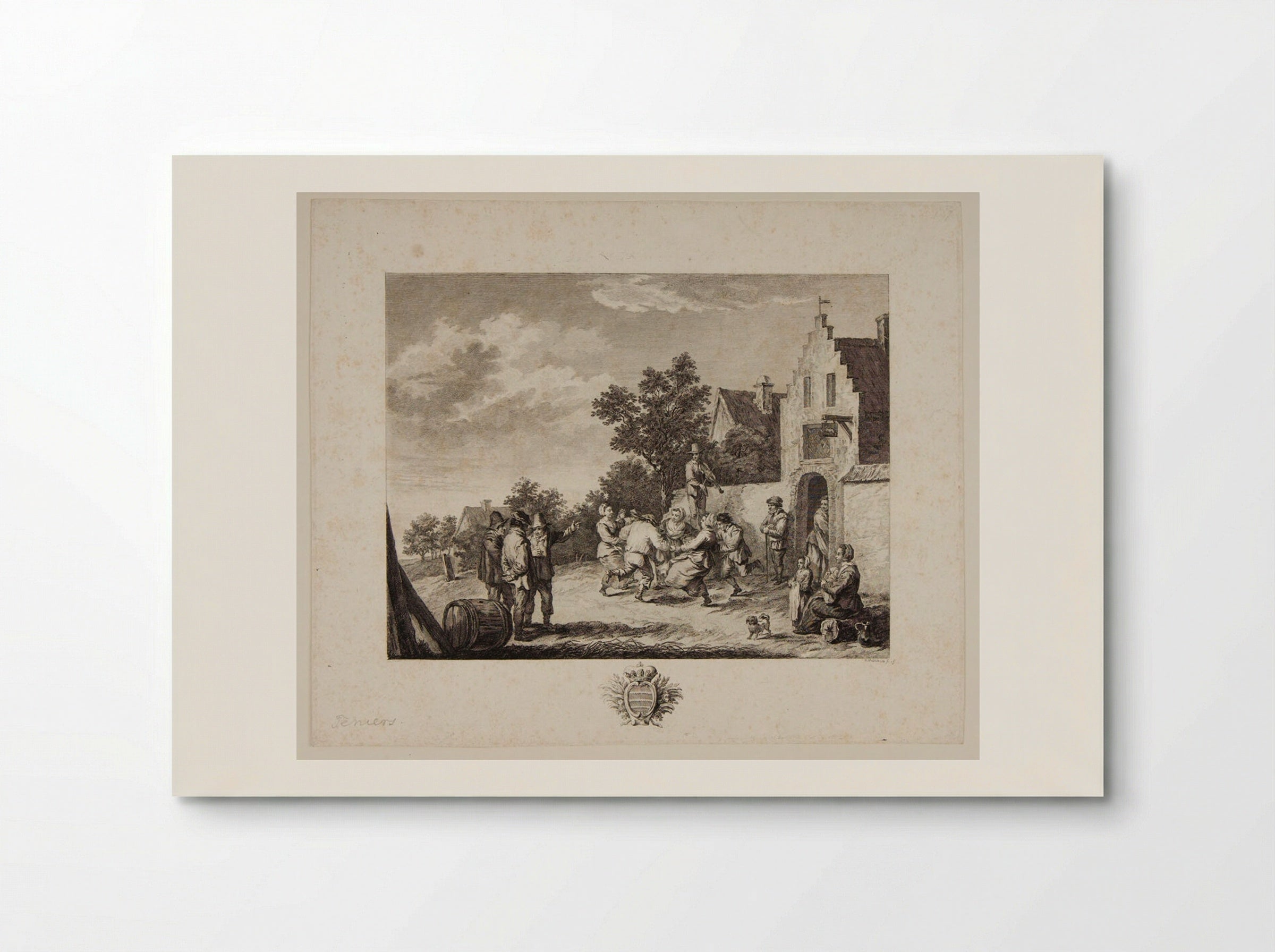 Village Merry-Making - Carl Wilhelm Weisbrod - Poster