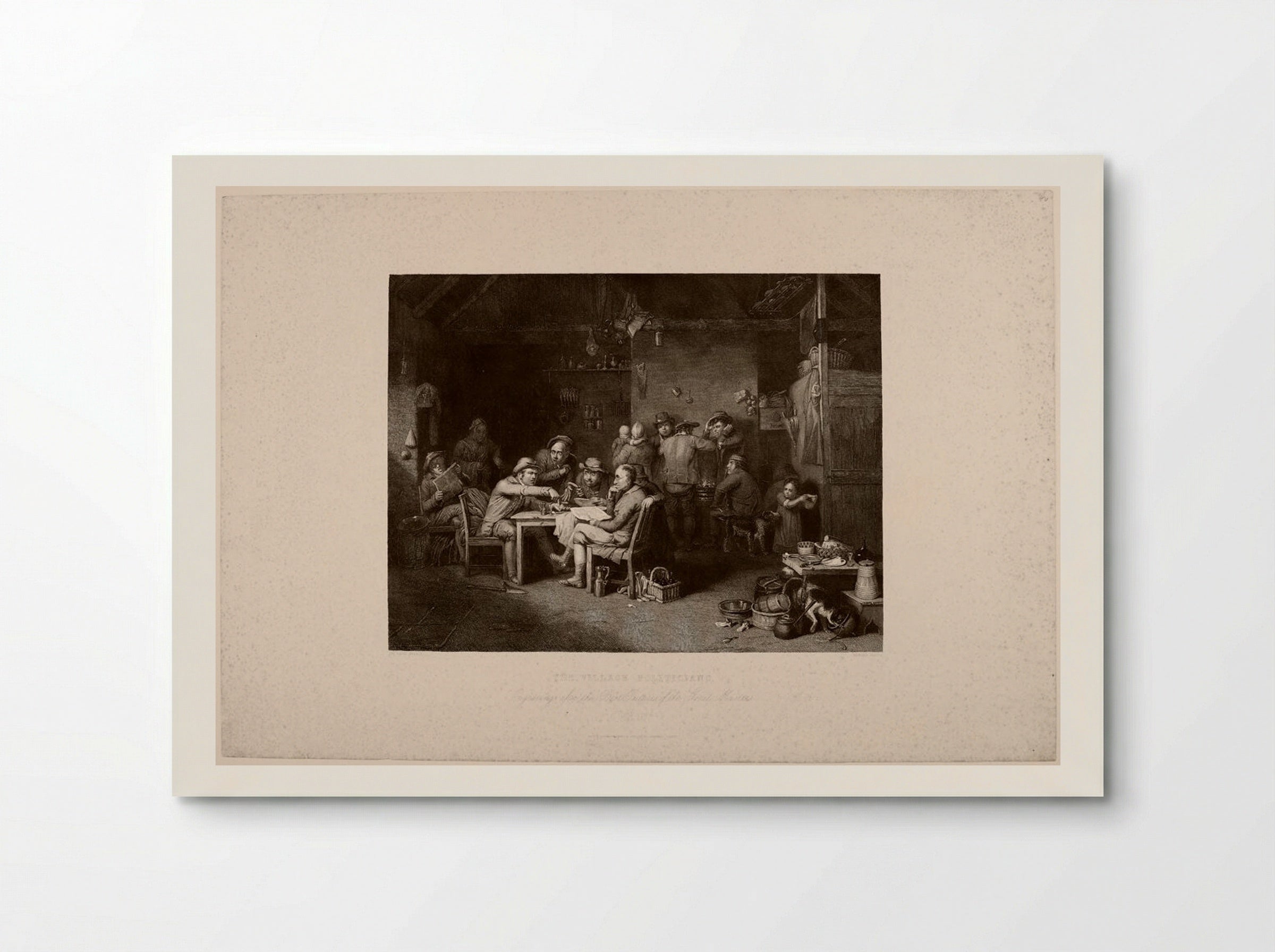 Village Politicians - Edward Smith - Poster