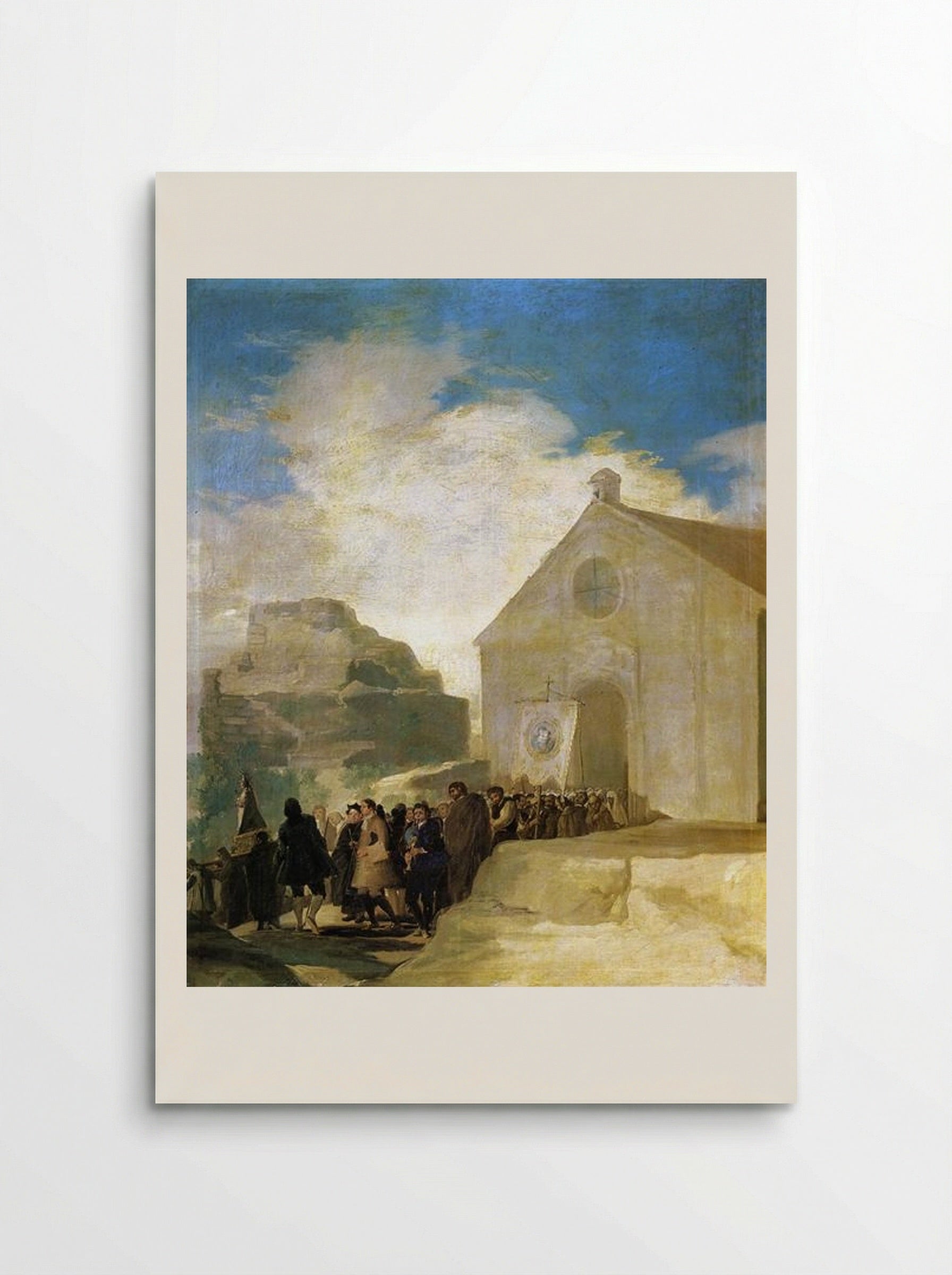 Village Procession - Francisco Goya - Poster