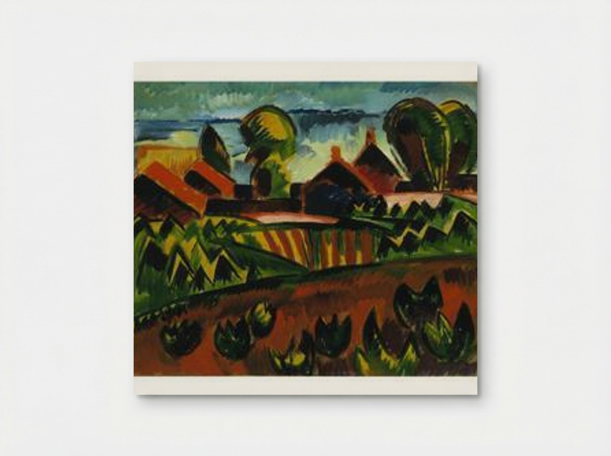 Village at the Sea - Karl Schmidt-Rottluff - Poster