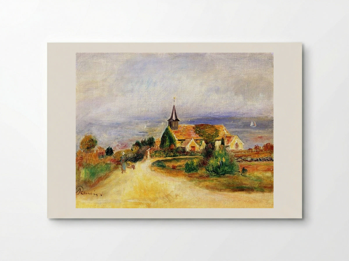 Village by the Sea - Pierre-Auguste Renoir - Poster