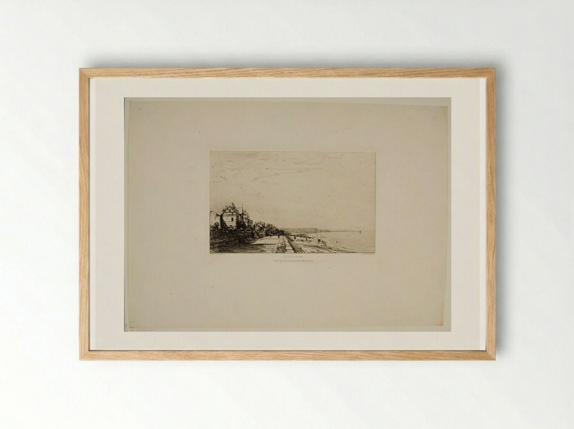 Villers (Calvados) - Maxime Lalanne - Framed Print Wood