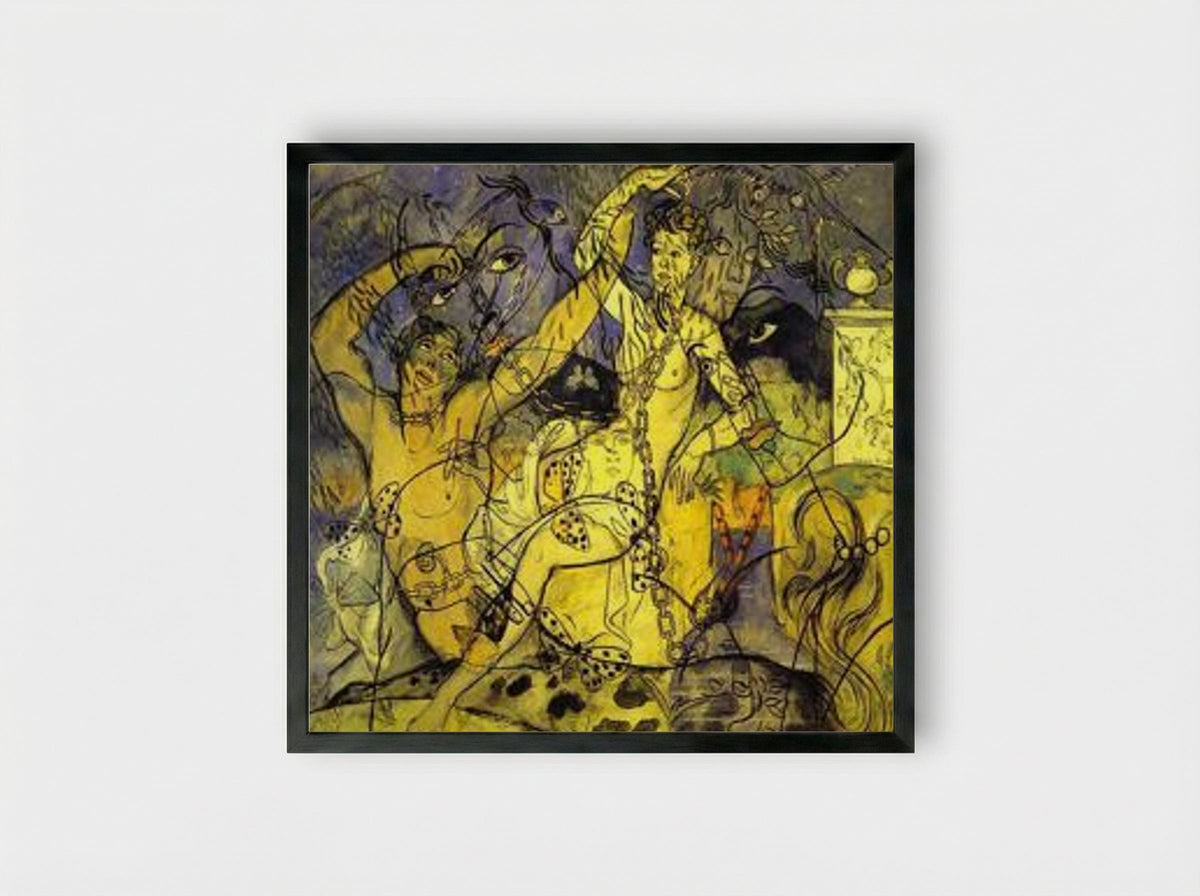 Villica safe - Francis Picabia - Framed Print Black