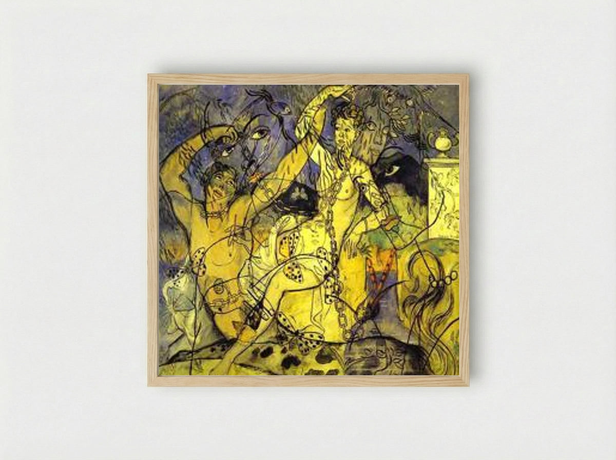 Villica safe - Francis Picabia - Framed Print Wood
