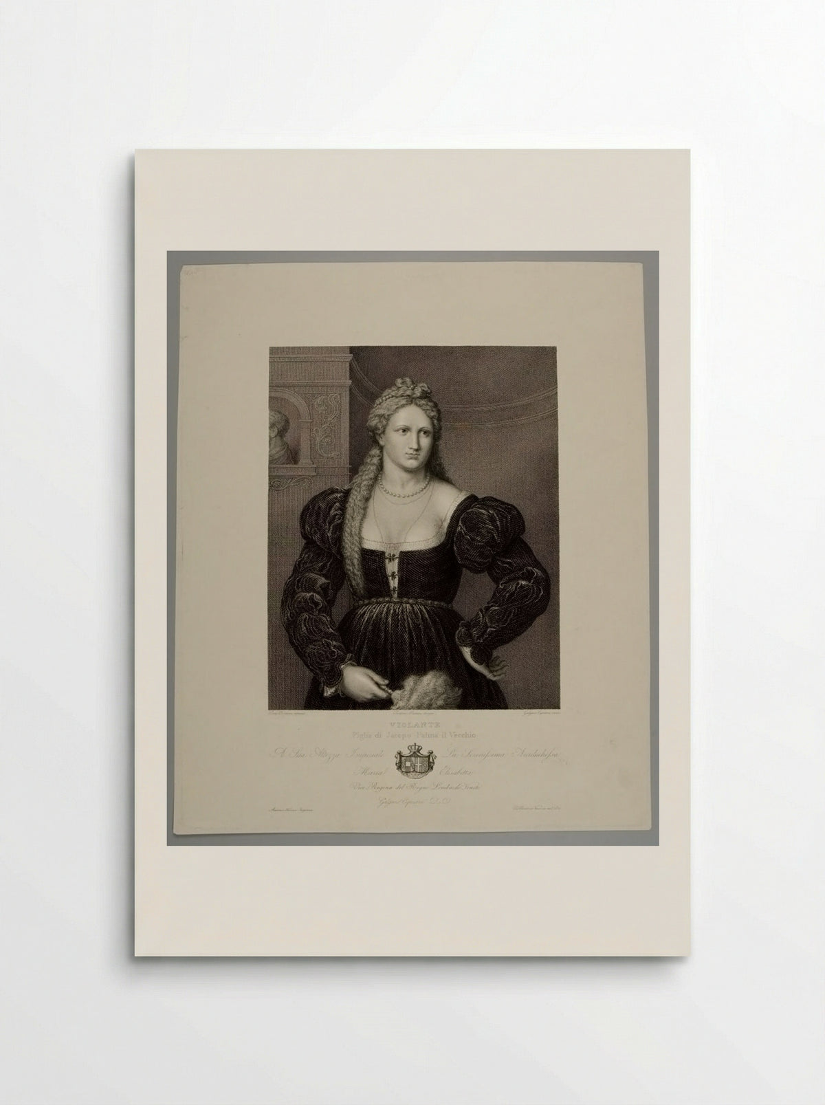 Violante, Daughter of Palma Vecchio - Galgano Cipriani - Poster
