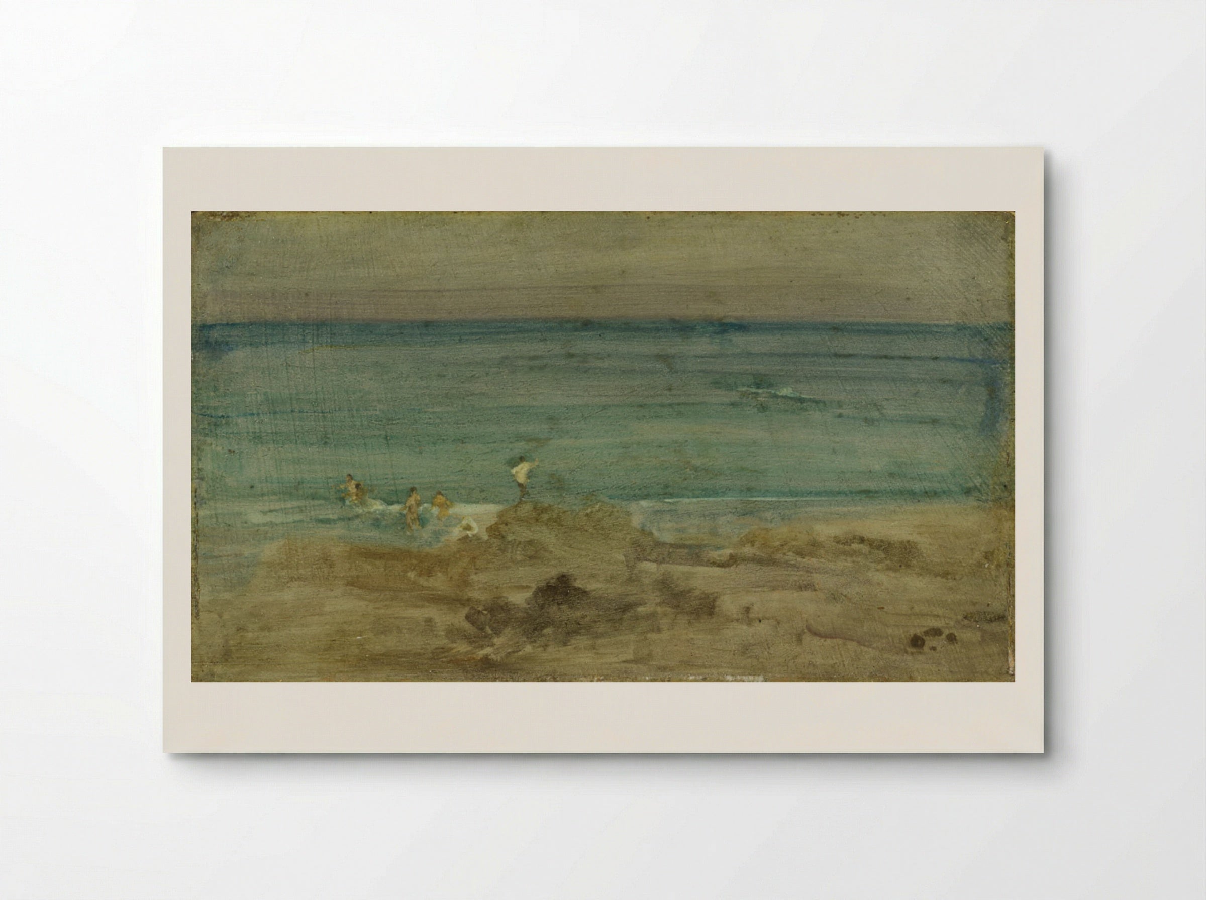 Violet and Blue: The Little Bathers, Pérosquérie - James Abbott McNeill Whistler - Poster