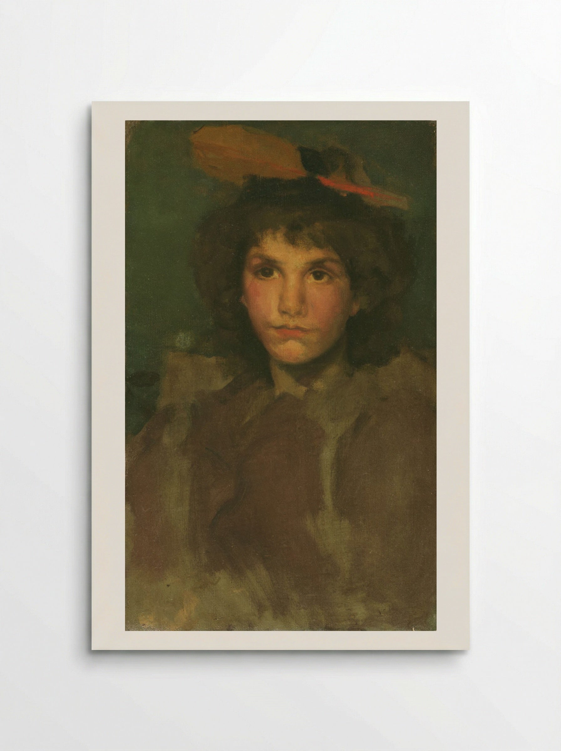 Violet and Blue: The Red Feather - James Abbott McNeill Whistler - Poster