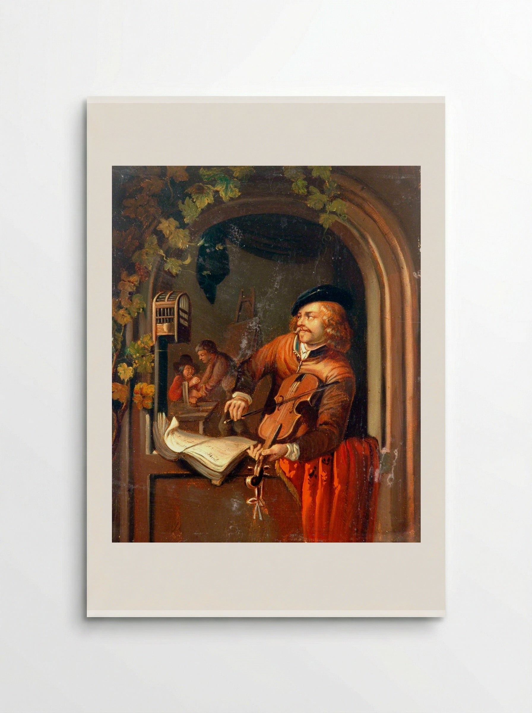 Violin Player - Gerrit Dou - Poster