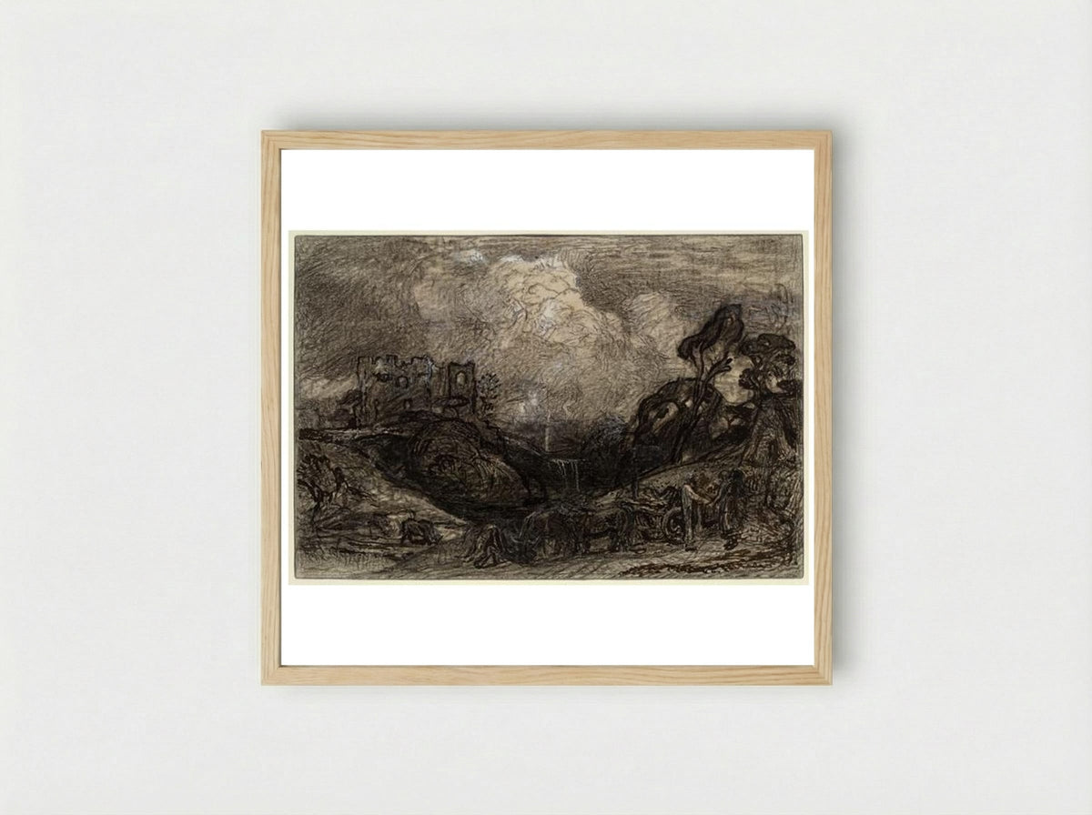 Virgil's Eclogue III 'Tis Gentle Phillis' - Samuel Palmer - Framed Print Wood