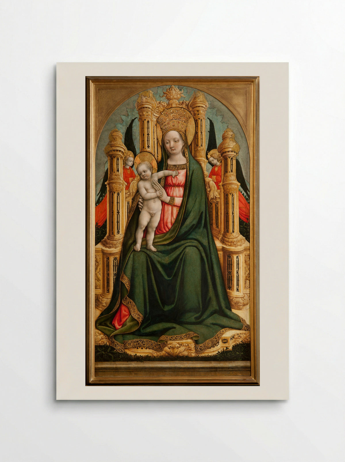 Virgin Adoring the Christ Child - Antonio Vivarini - Poster
