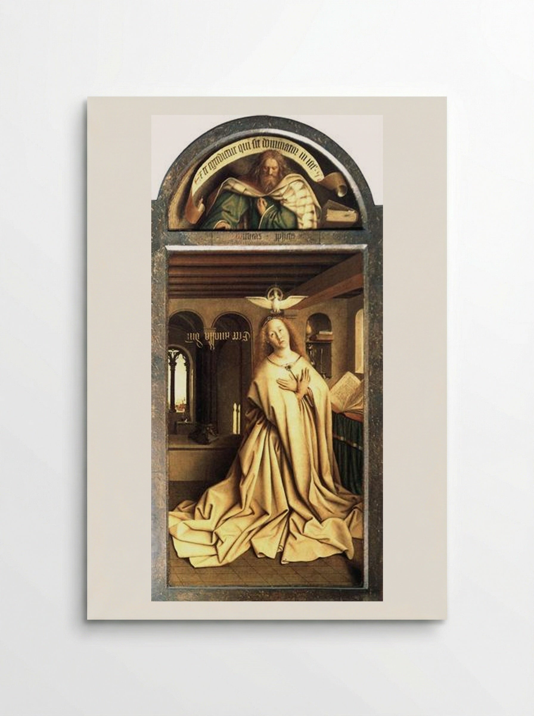 Virgin Annunciate (Ghent Altarpiece) - Jan van Eyck - Poster