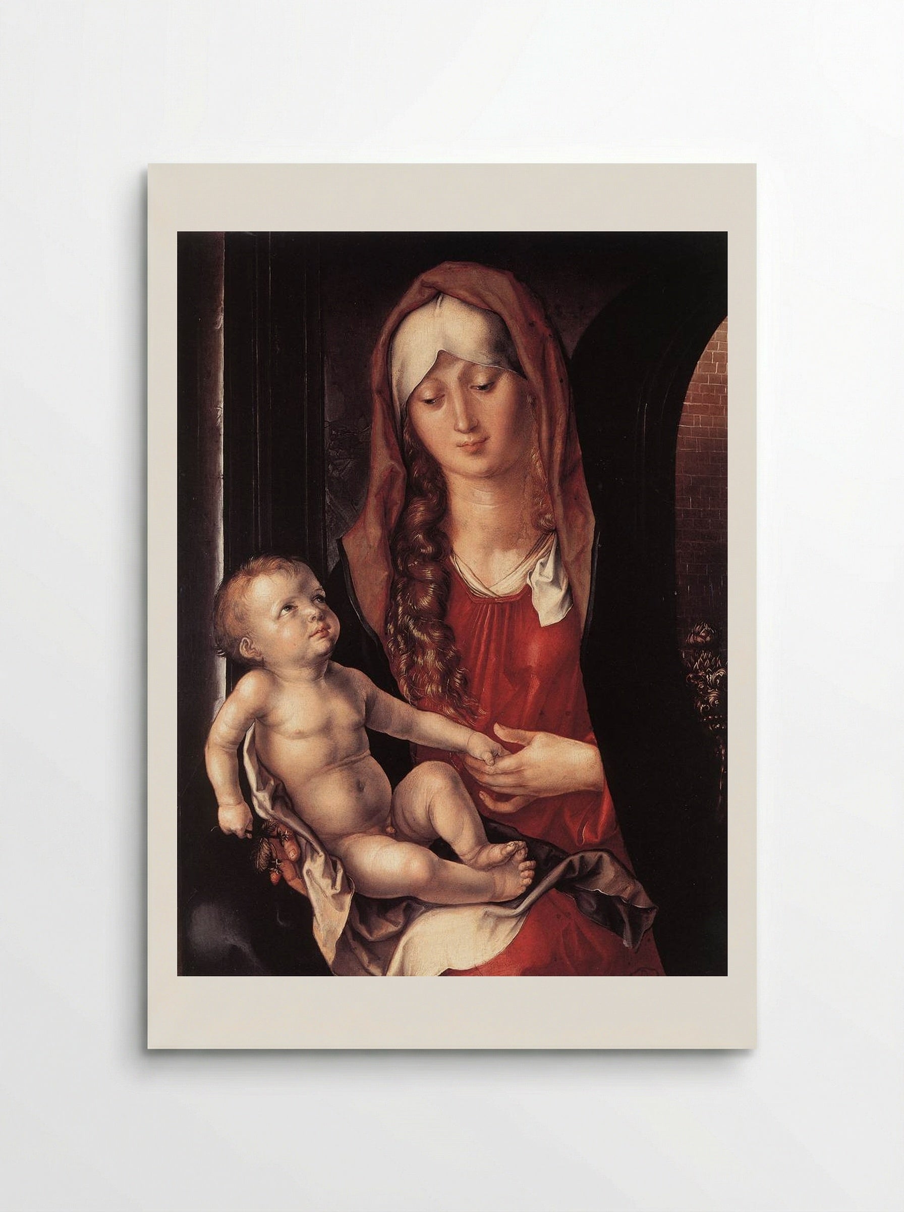 Virgin and Child before an Archway - Albrecht Dürer - Poster