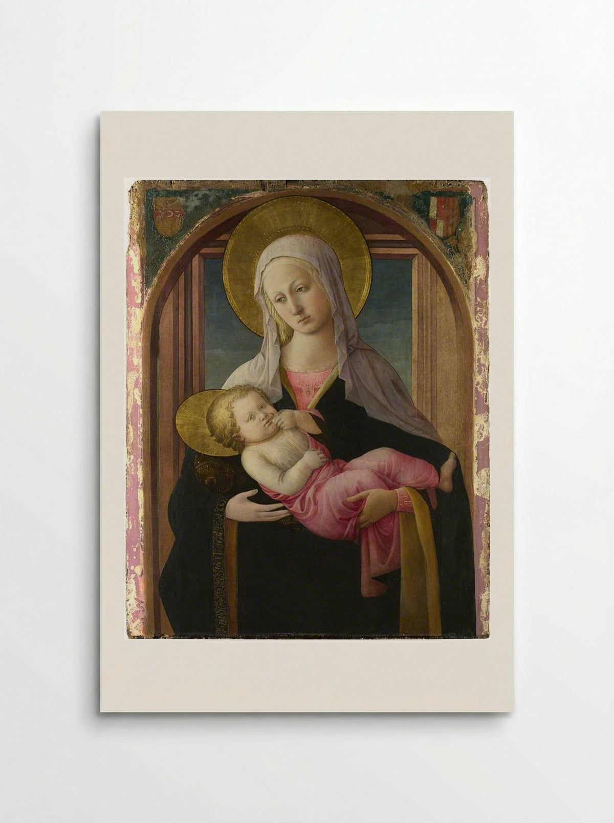 Virgin and Child with Angels - Fra Filippo Lippi - Poster