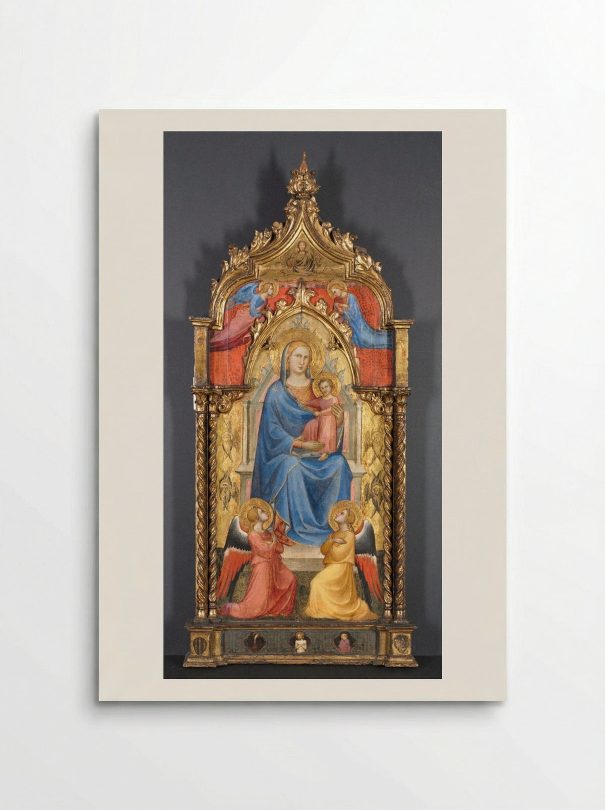 Virgin and Child with Angels - Spinello Aretino - Poster