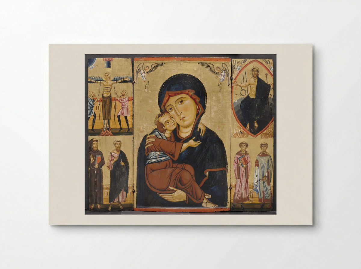 Virgin and Child with Saints - Berlinghiero - Poster