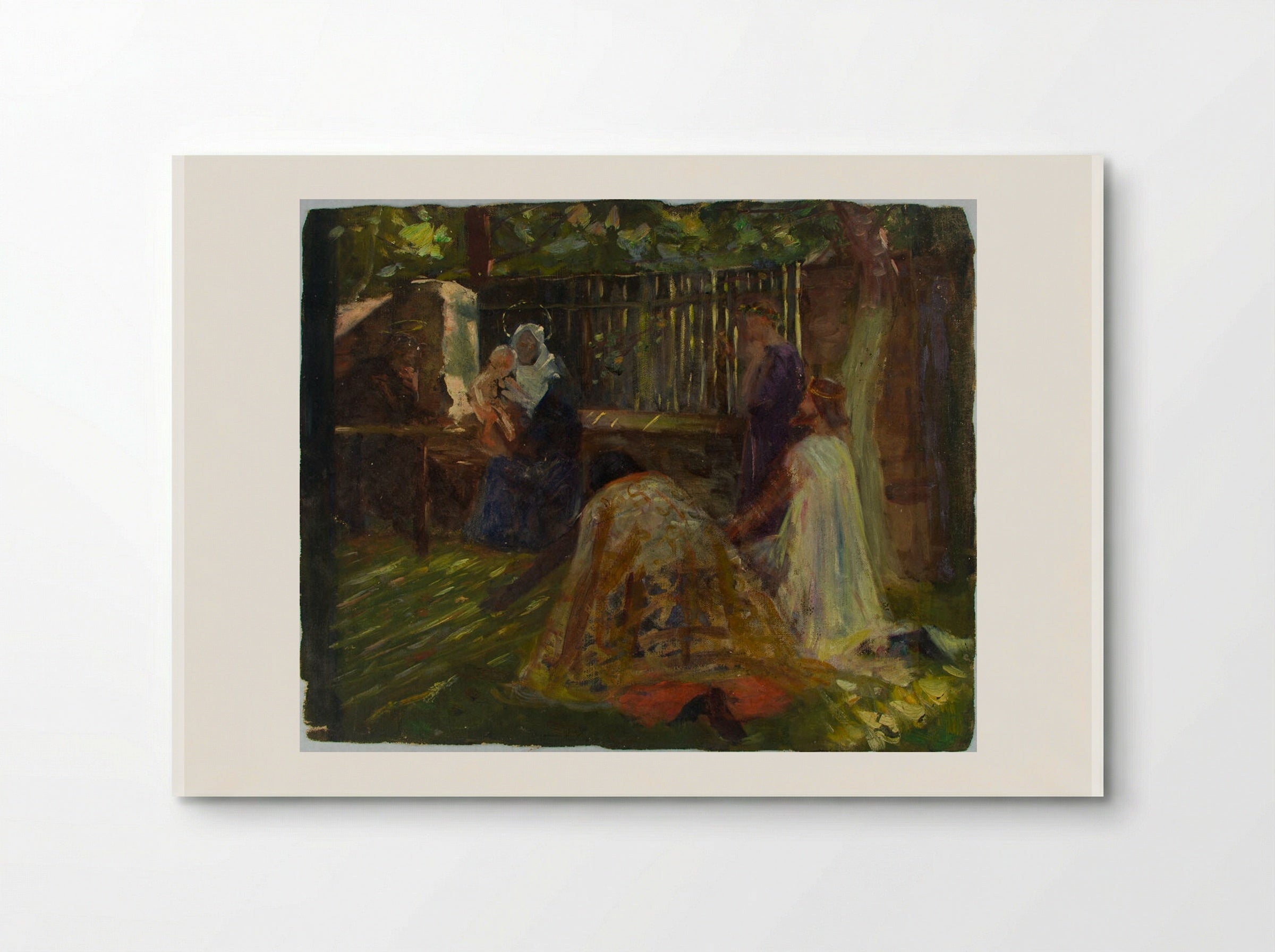 Virgin and Child with the Magi - William Valentine Schevill - Poster