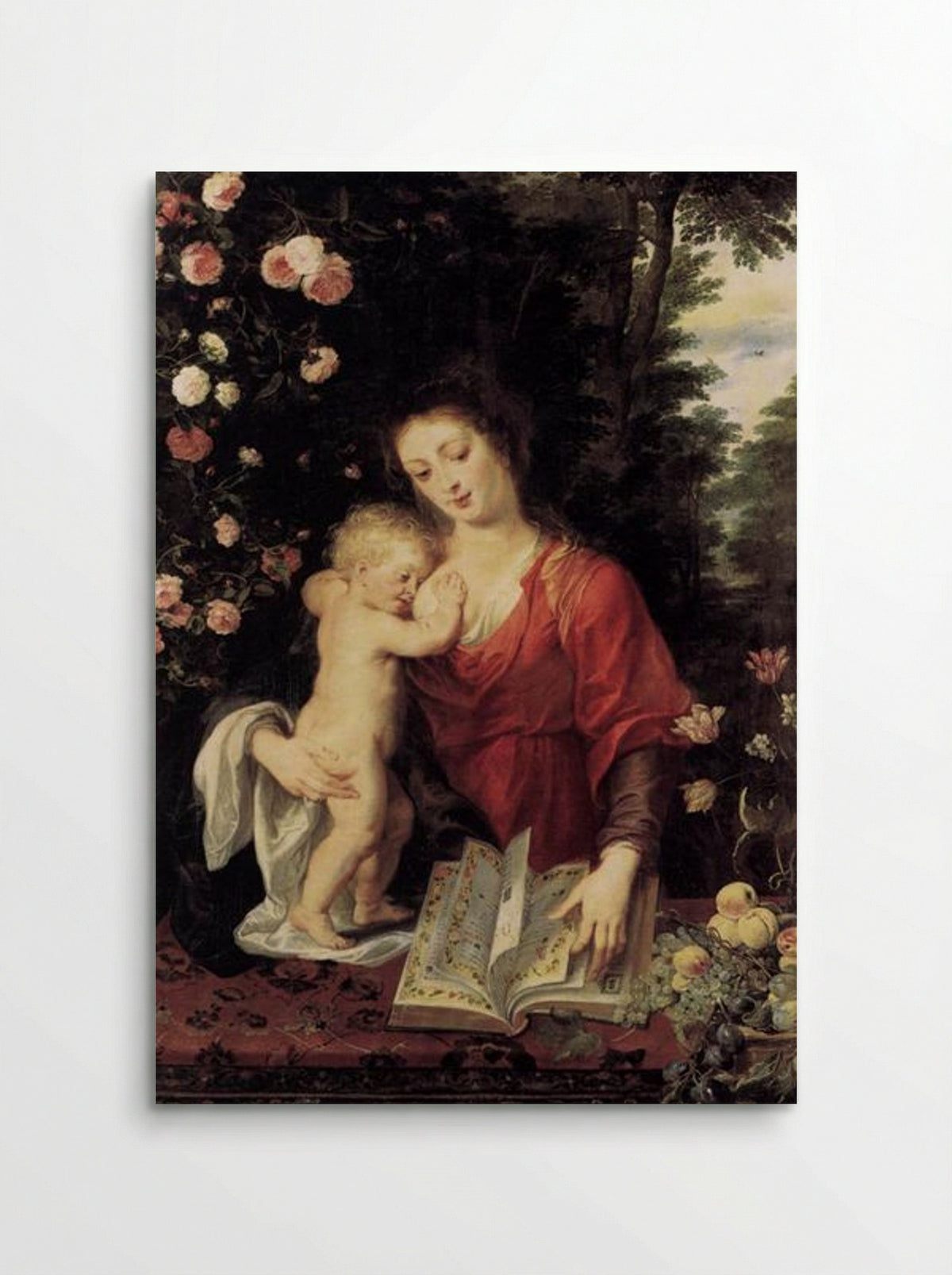 Virgin and Child - Peter Paul Rubens - Poster