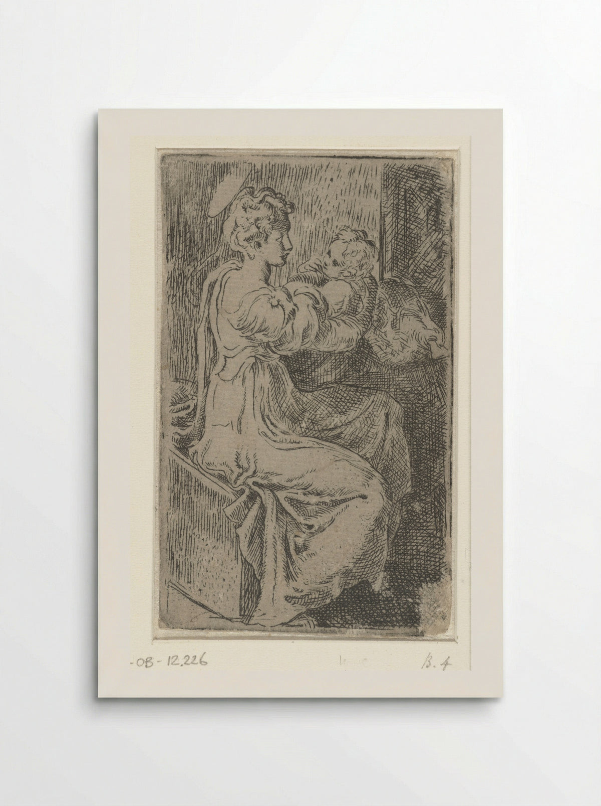 Virgin and Child - Parmigianino - Poster
