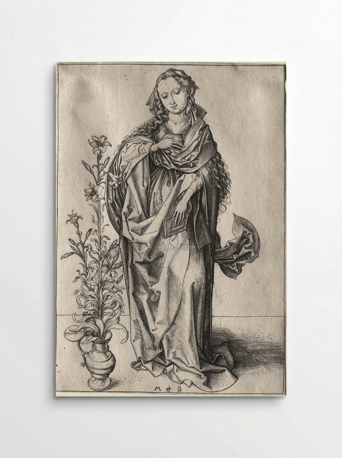 Virgin of the Annunciation - Martin Schongauer - Poster