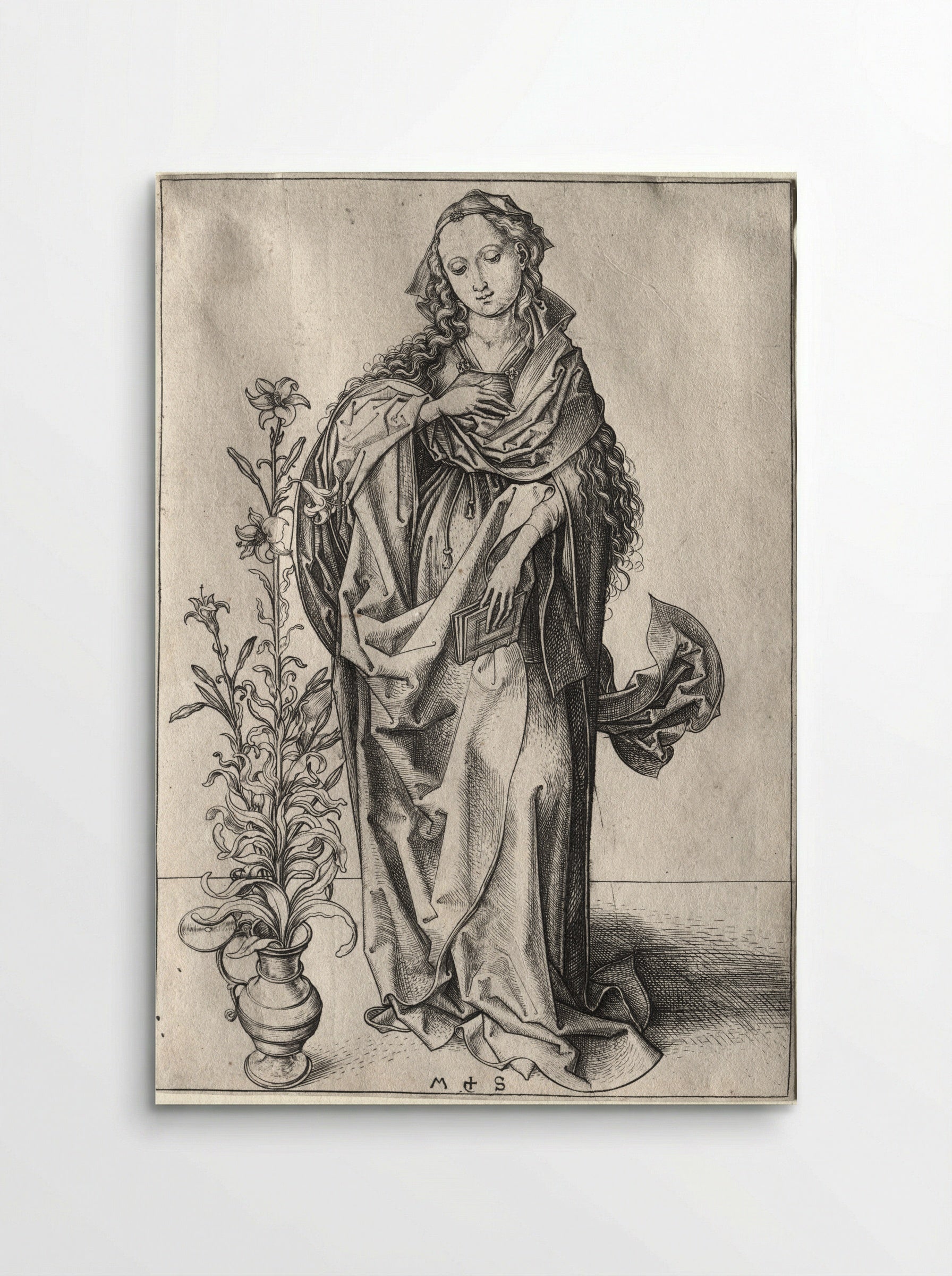 Virgin of the Annunciation - Martin Schongauer - Poster