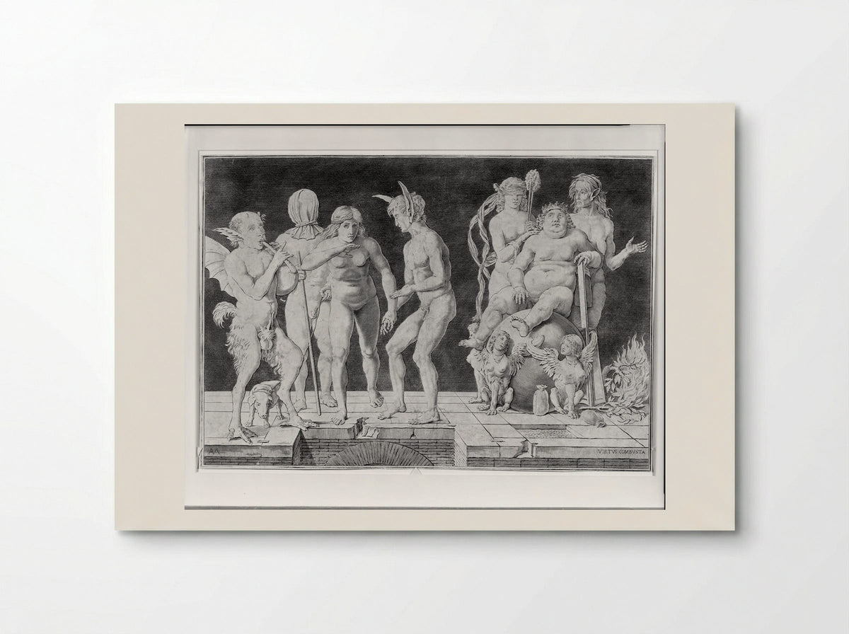 Virtue Combusta - Andrea Mantegna - Poster