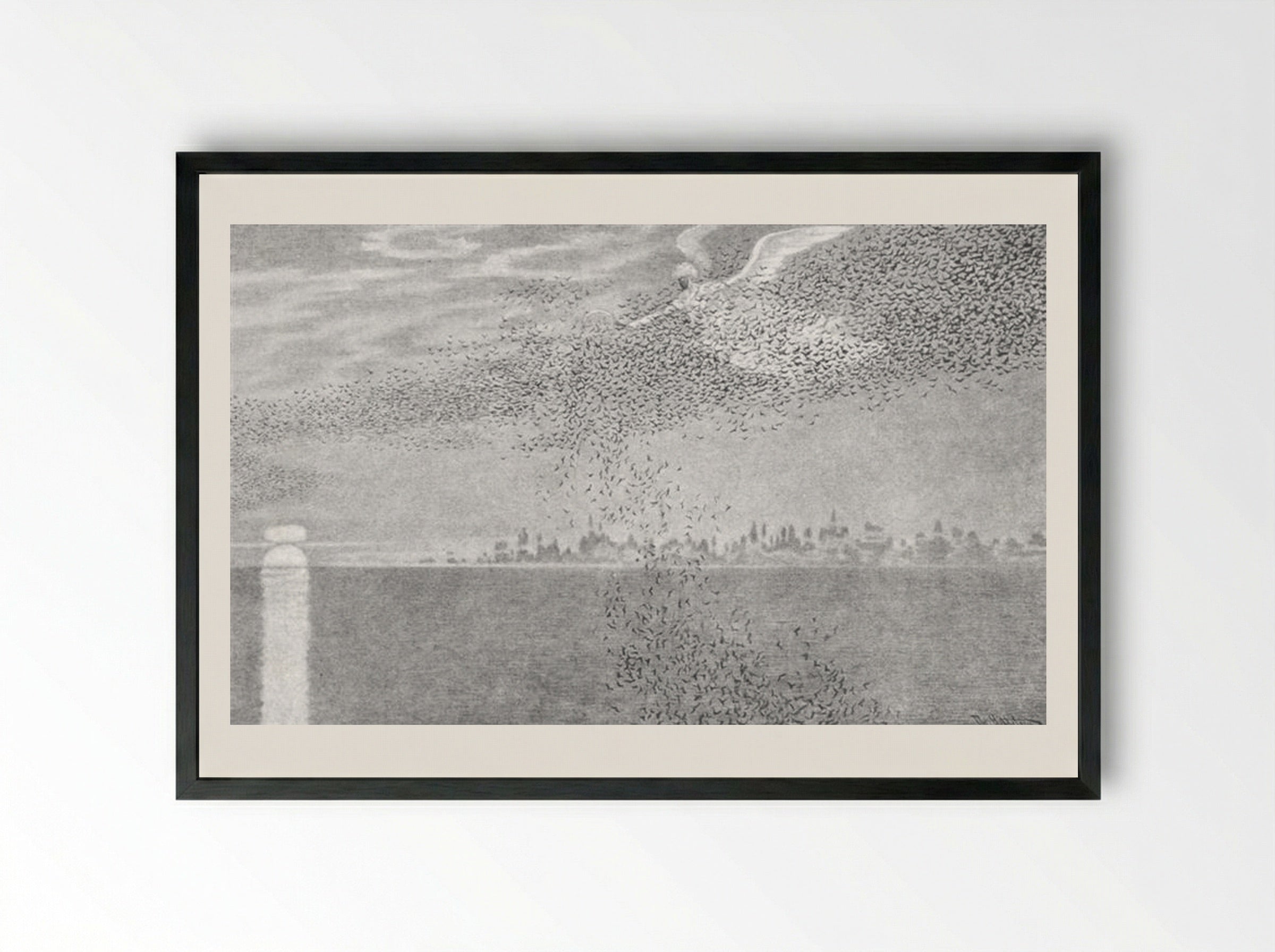 Vision - Theodor Severin Kittelsen - Framed Print Black