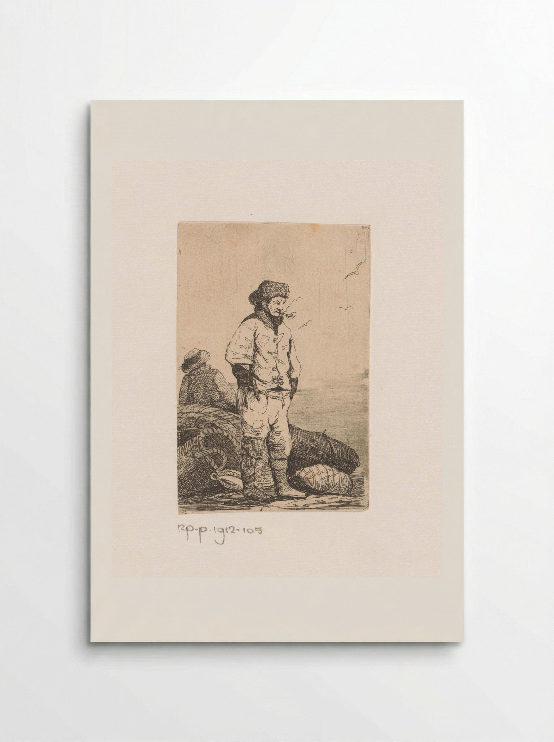 Visser uit Blankenberge - Egidius Linnig - Poster