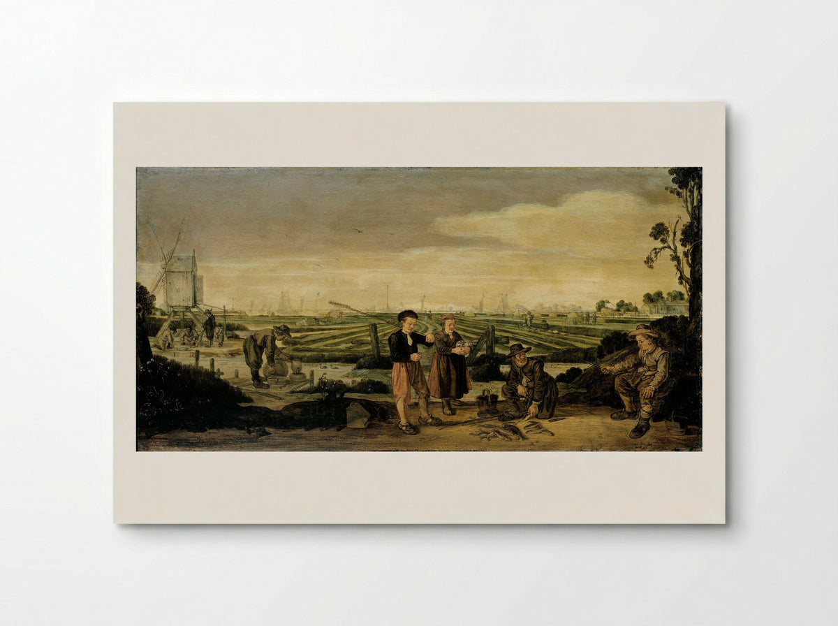 Vissers en boeren (Fishermen and Farmers) - Arent Arentsz. - Poster