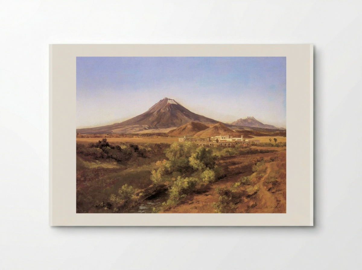 Vista de la fábrica de hilados La Carolina - José María Velasco - Poster