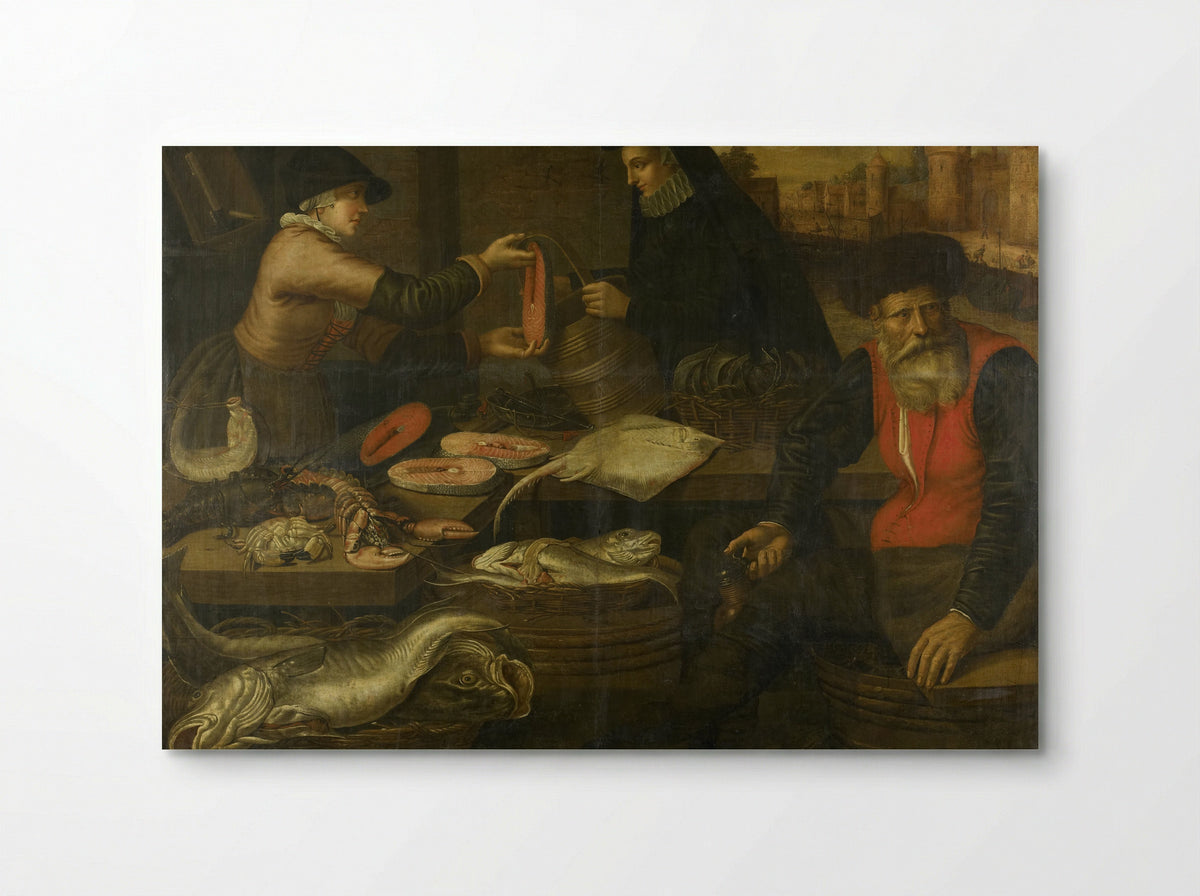 Visverkopers (Fishmongers) - Jacob van Nieulandt - Poster