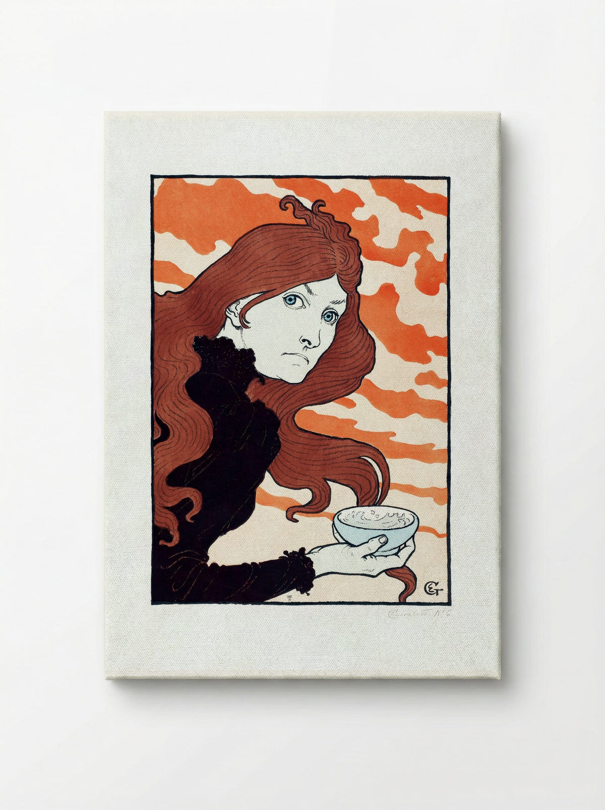 Vitrioleuse (The Acid Thrower) - Eugène Grasset - Canvas