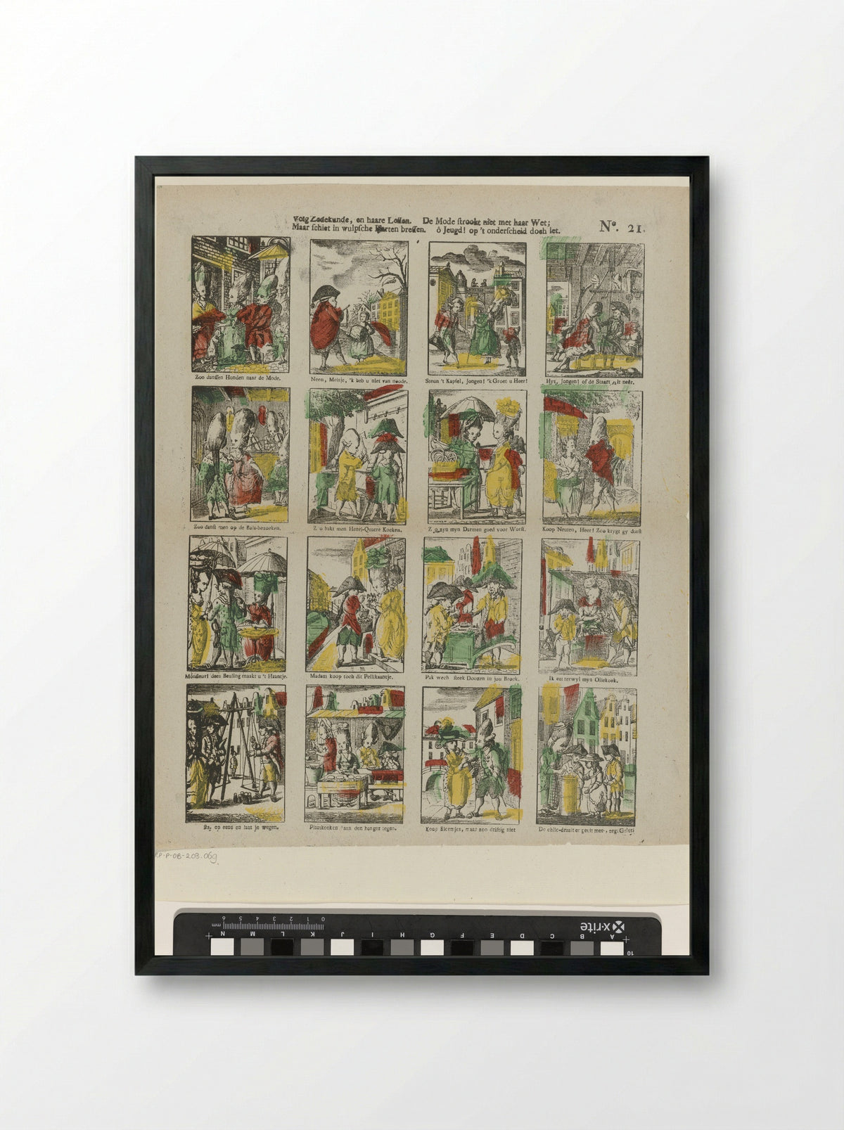 Volg zedekunde, en haar lessen - Glenisson & Zonen - Framed Print Black