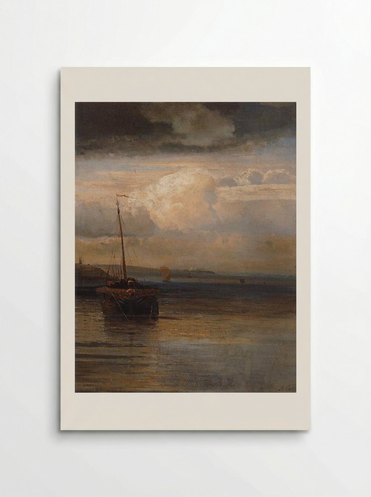 Volga - Aleksey Savrasov - Poster