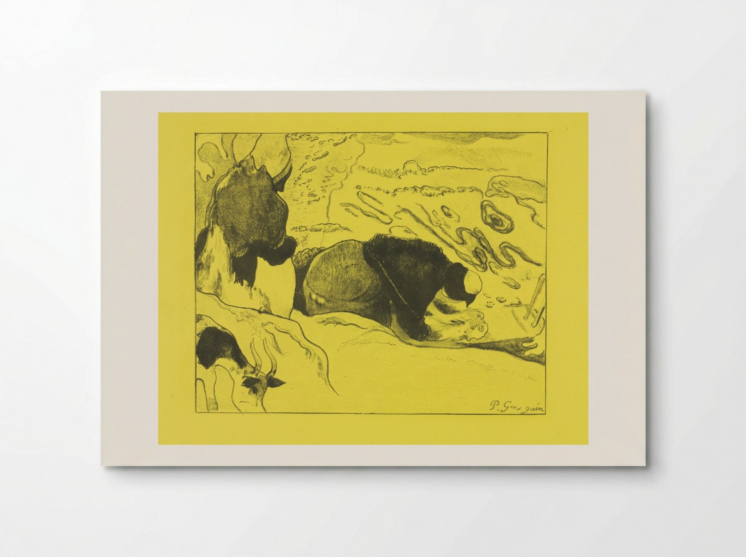 Volpini Suite: Laundresses (Les Laveuses) - Paul Gauguin - Poster