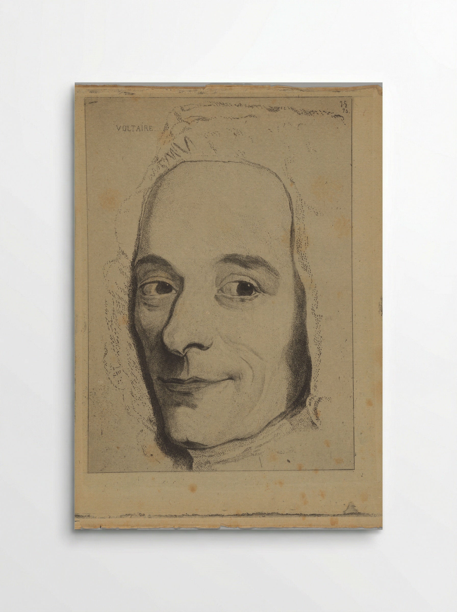 Voltaire in 1736 - Jules de Goncourt - Poster