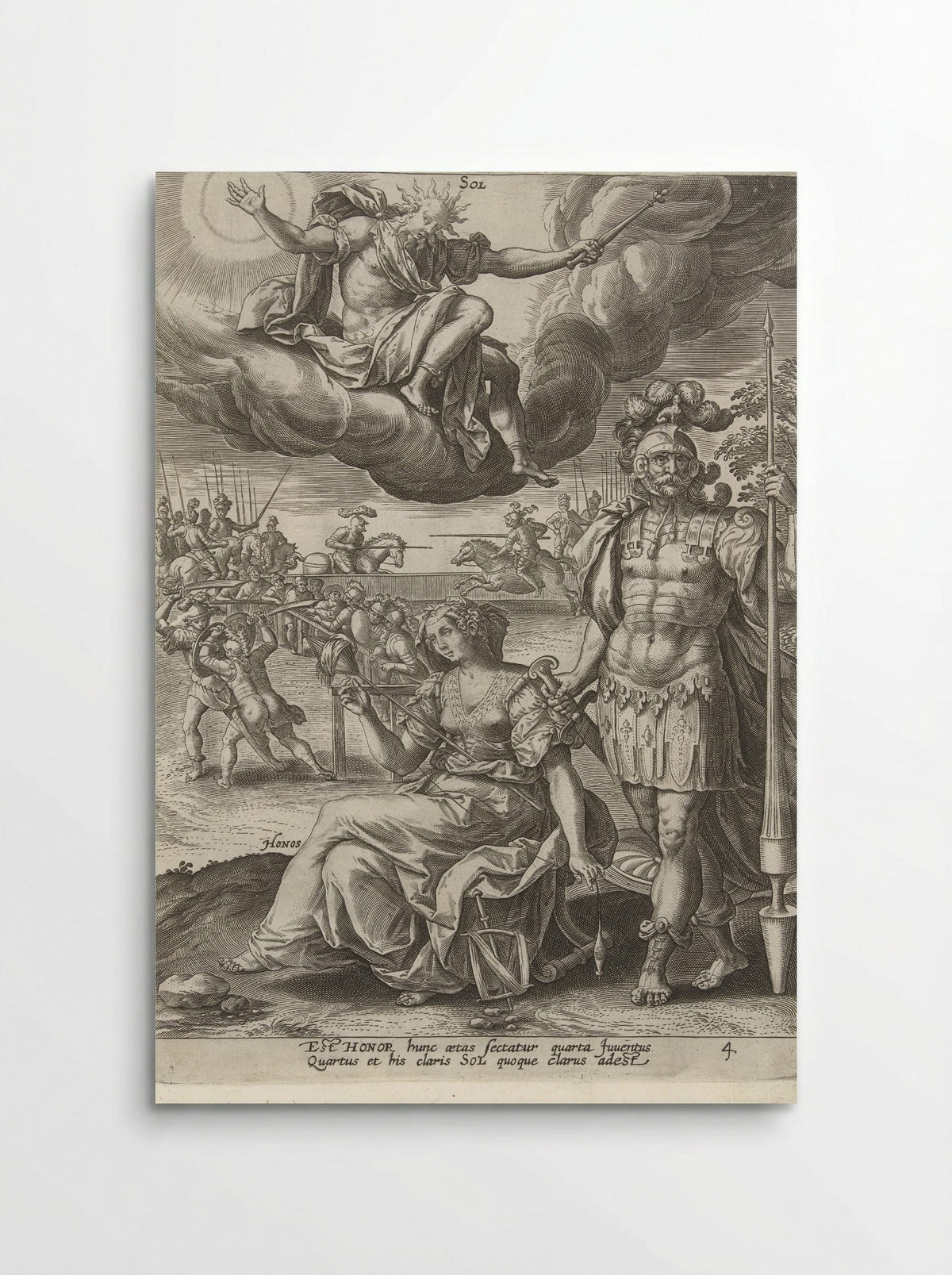 Volwassenheid onder invloed van de zon - Gerard de Jode - Poster