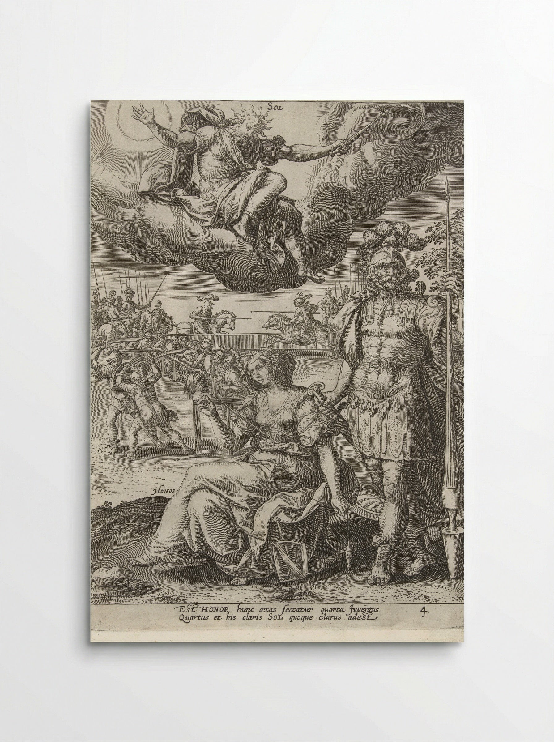 Volwassenheid onder invloed van de zon - Gerard de Jode - Poster