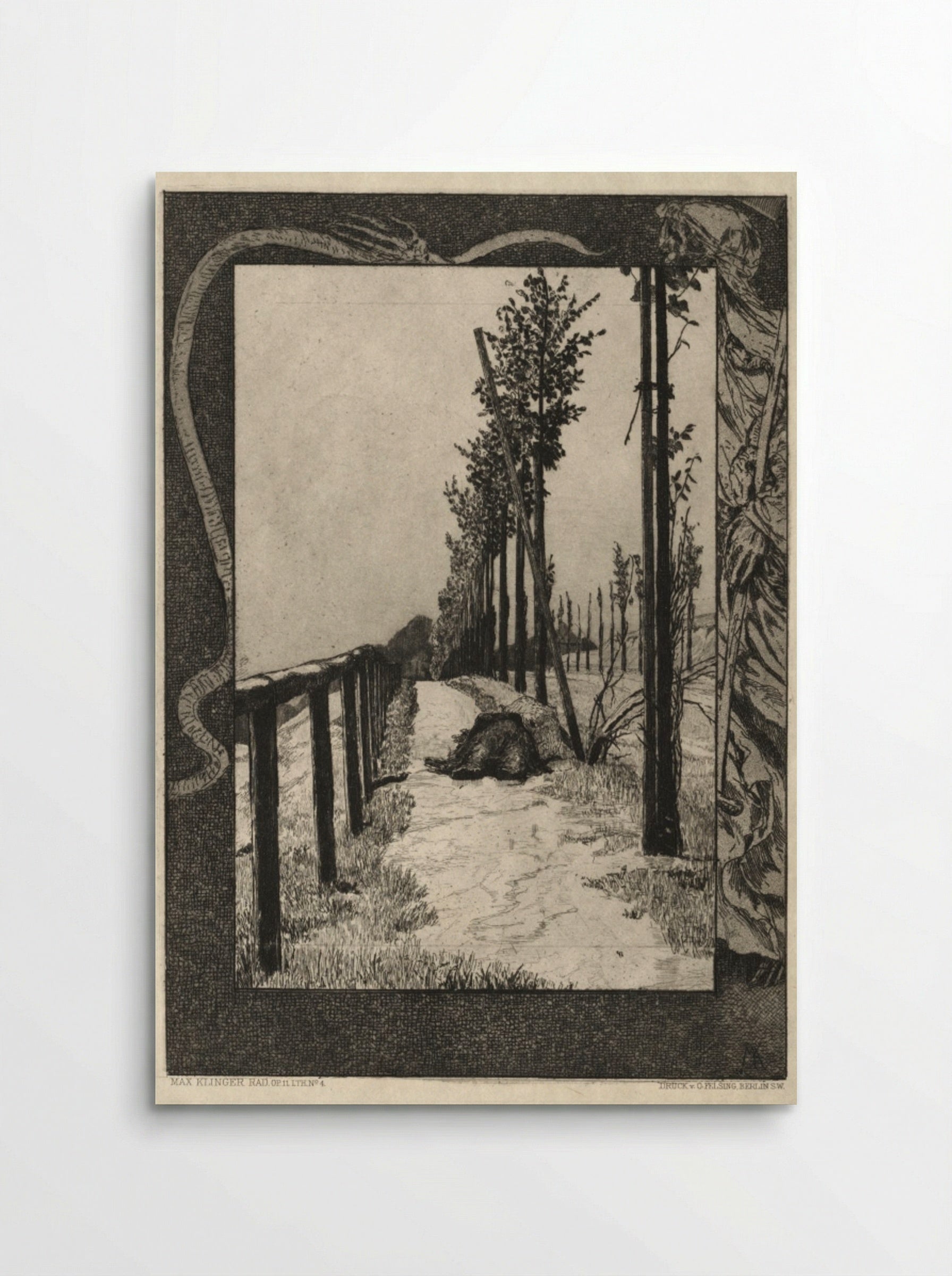 Vom Tode I, No. 4 - Max Klinger - Poster