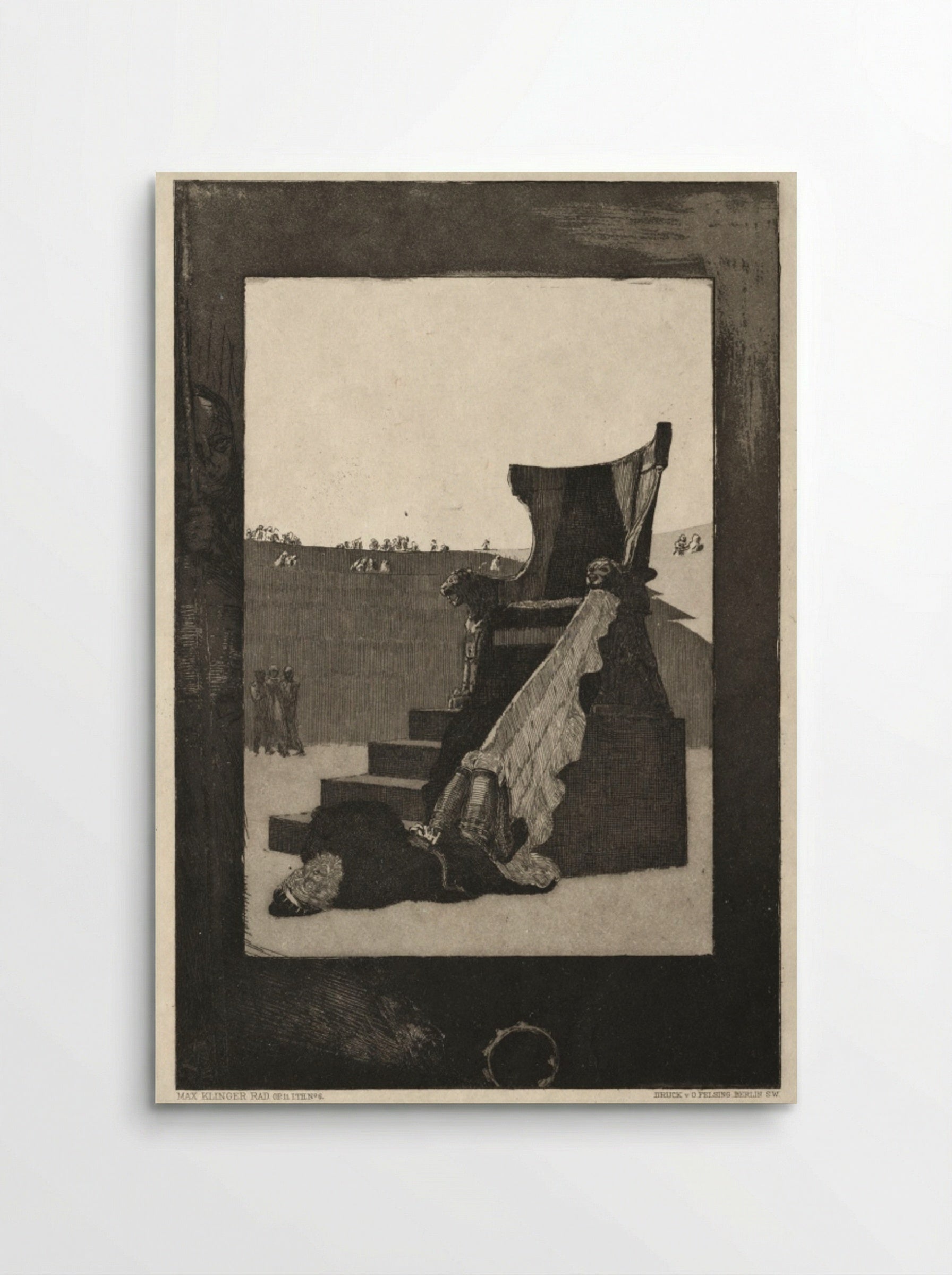 Vom Tode I (Of Death I), Opus II, No. 6 - Max Klinger - Poster