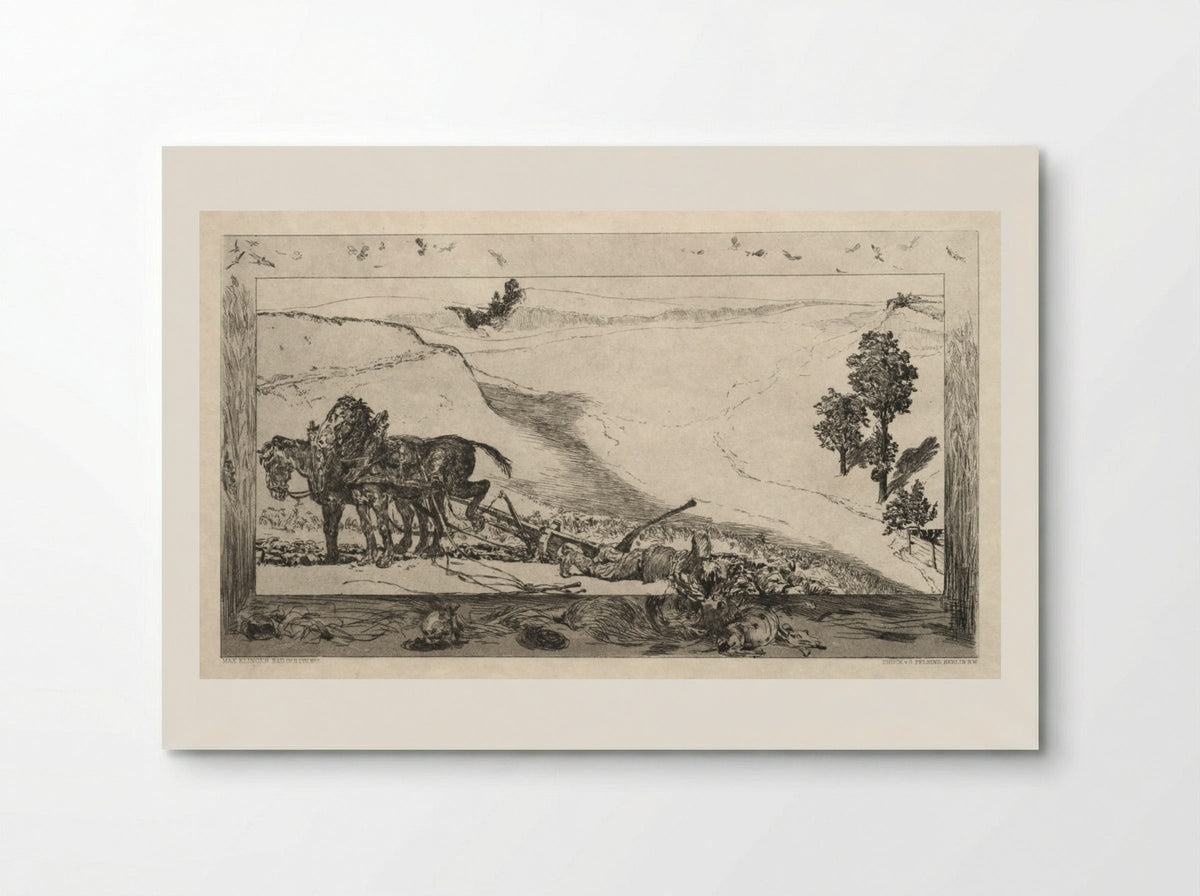 Vom Tode I (Opus II), No. 7 - Max Klinger - Poster