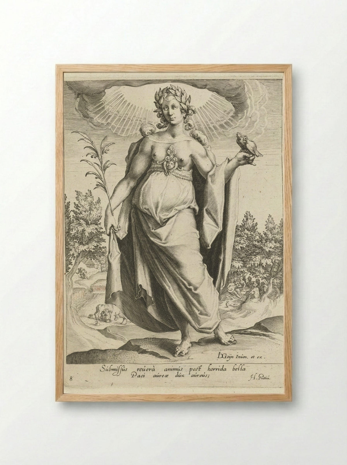 Vrede (Peace) - Zacharias Dolendo - Framed Print Wood