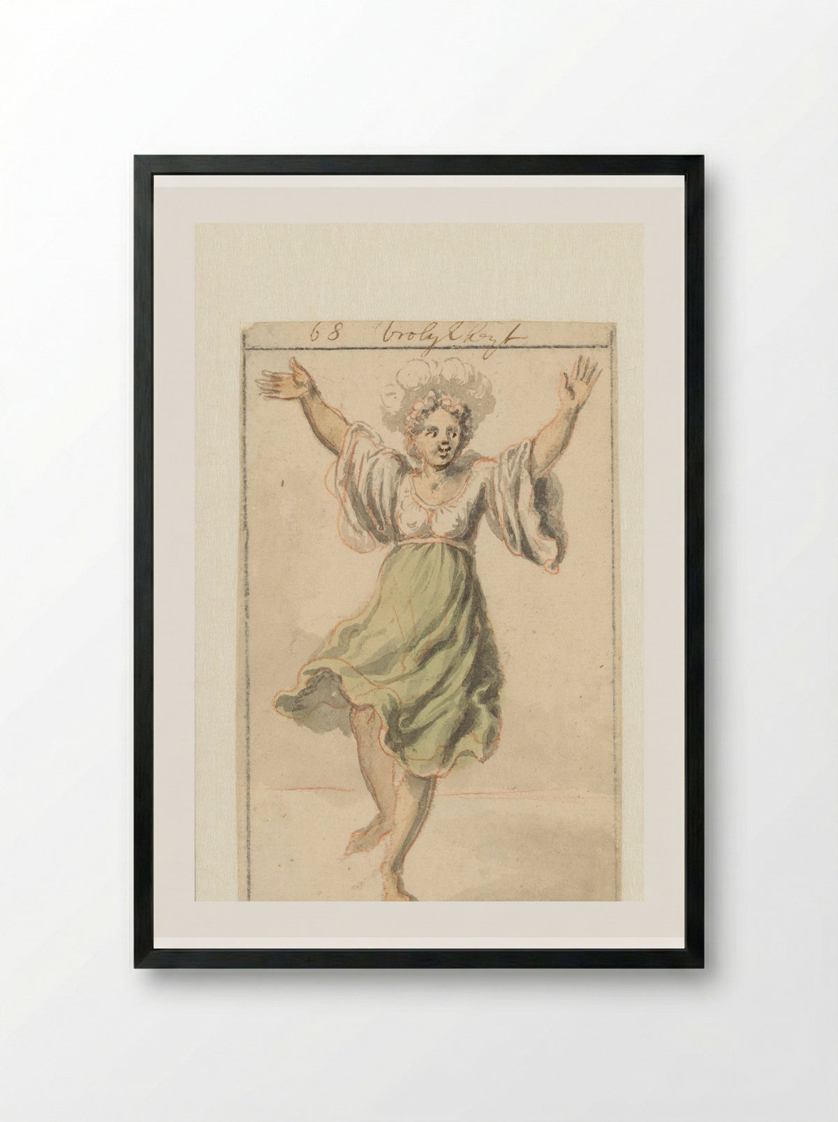 Vrolijkheid - Pieter van den Berge - Framed Print Black