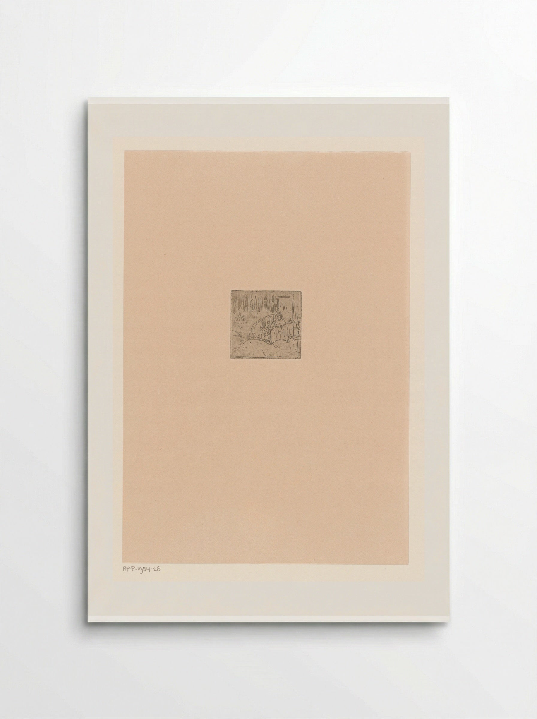 Vrouw in een slaapkamer - Rik Wouters - Poster