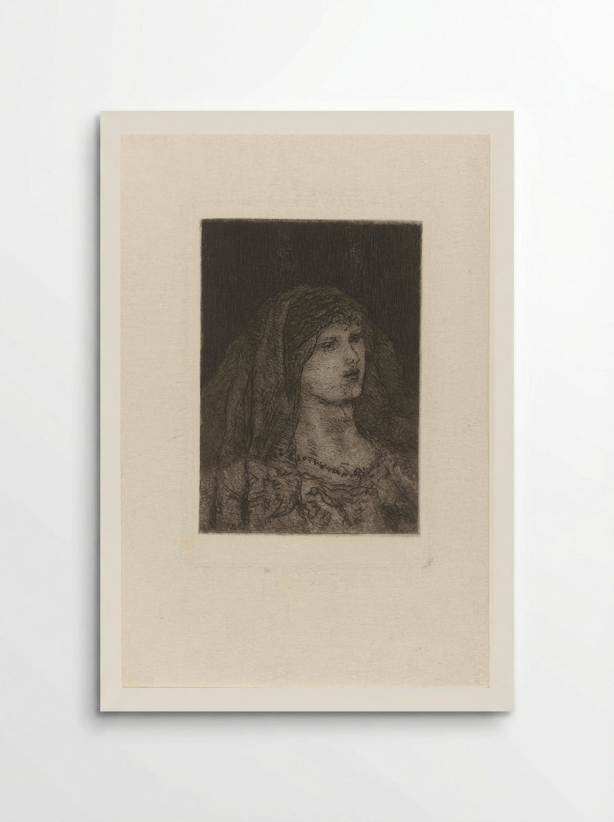 Vrouw met sluier - Matthijs Maris - Poster