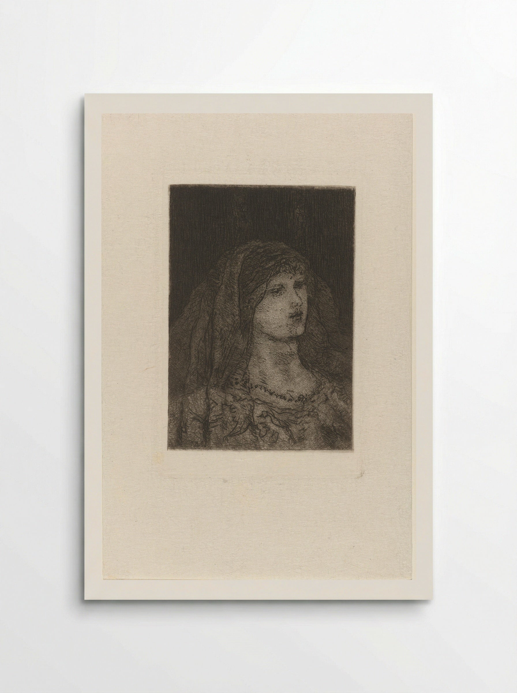 Vrouw met sluier - Matthijs Maris - Poster