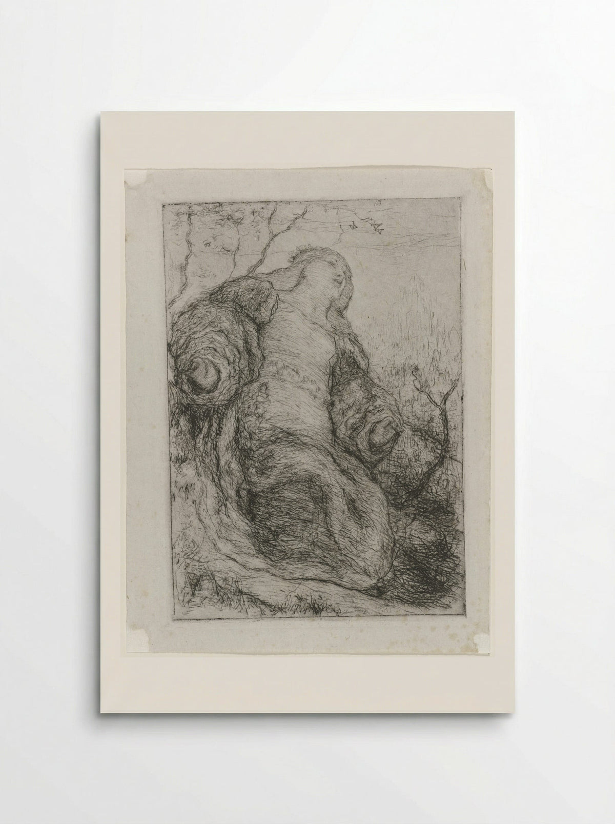Vrouw onder een boom - Matthijs Maris - Poster