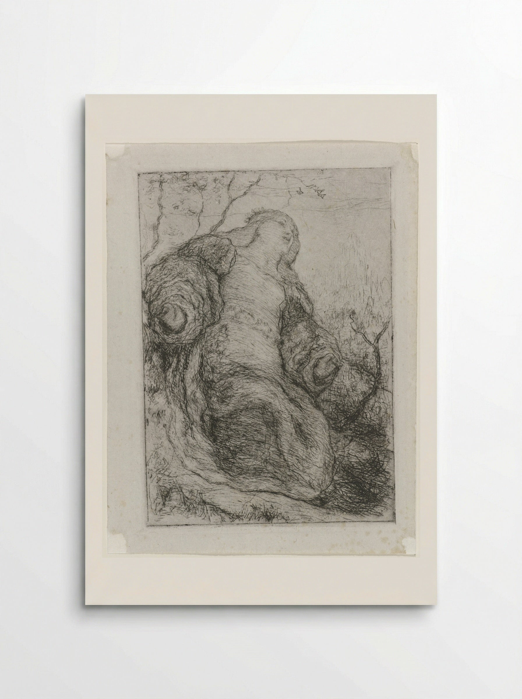 Vrouw onder een boom - Matthijs Maris - Poster