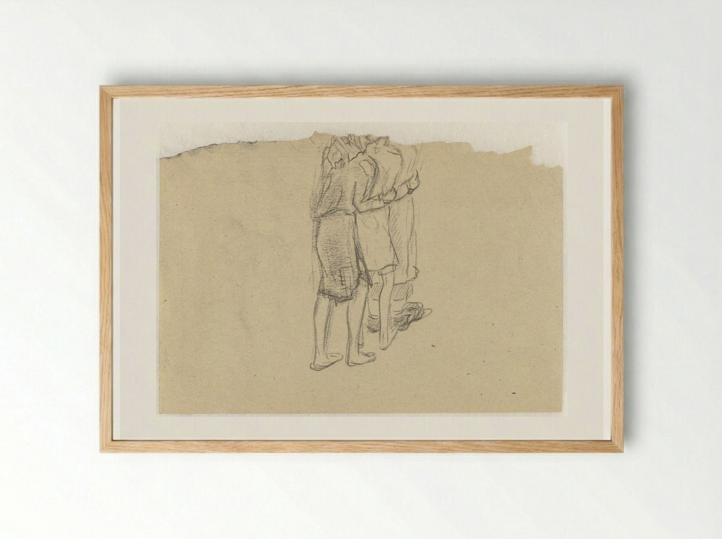 Vrouwen in Ravensbrück - Aat Breur-Hibma - Framed Print Wood