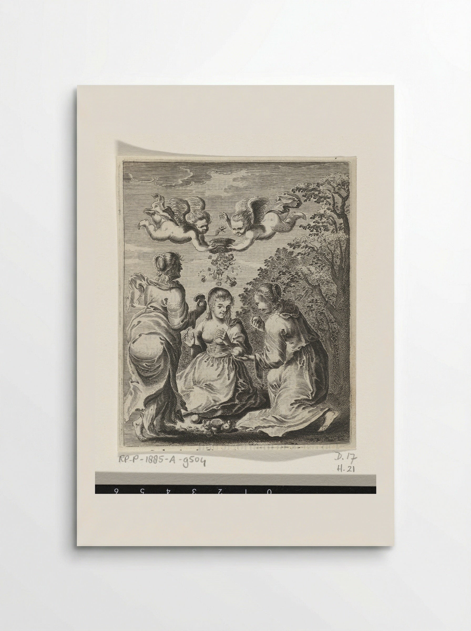 Vrouwen tussen appels en rozen van liefde - Pieter Nolpe - Poster
